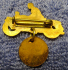 Vntg 1930s-40s America On Wheels Motorcycle Jacket Hat Pin Old Harley Indian