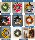 15  Wreath Hanger For Front Door sturdy Steel Wreath Door Hanger over The Door H