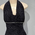 Vintage Betsey And Adam Black Velvet Dress Size 8