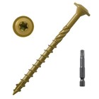 Lag Screws 3 Inch Structural Wood Screw  14 X 3 50-pcs Heavy Duty Constructio   