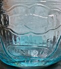 Ice Blue Civil War Era Union Eagle Historical Flask Bottl Clasped Hand Antique 