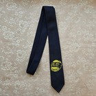 Vtg Pepsi-cola Necktie W  Bottle Cap Logo Dark Blue
