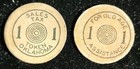2 Oklahoma State For Old Age Assistance Consumer s Sales Tax Token 1 Mill T9115