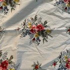 Ralph Lauren Chaps King  Pillow Shams Floral Blue white Striped  Set Of 2