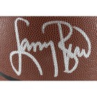 Larry Bird Autographed Boston Celtics Wilson Green Logo Basketball Beckett 50251