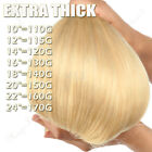 Brazilian Thick Clip In Double Weft Full Head 100  Human Hair Extensions Remy Us