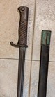 1906 Ww1 Gew 1898 German Mauser Bayonet Quillback W  Leather Scabbard