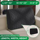 Ohsio Couch Cushion Covers  Super Soft Thicker Fleece Sofa Cover Stretch Sect   