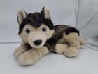 Musher 2003 Ty Beanie Buddies Husky Wolf Dog Blue Eyes Plush Stuffed Animal