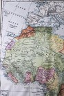Rand Mcnally Commercial Atlas Map Page Plate Of Colonial Africa 1913 Vintage