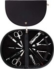     Manicure Pedicure Set Kit  240  Black - Genuine Leather