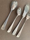 Stieff Rose Repousse Sterling 4-piece Finishing Pieces 118g