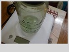 Olive Green Atlas Strong Shoulder Mason Quart Fruit Jar  Atlas Zinc Lid