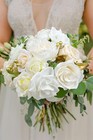 Artificial Flowers  White Fake Flowers Silk Faux Roses Wedding Elegent 