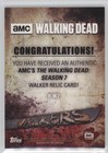 2017 Topps The Walking Dead Season 7 Walkers Relic Walker  r-w2 1rh1