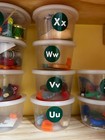 Spanish Lakeshore Learning Alphabet Teaching Tubs- Spanish Used