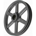 Double Groove 2ak124 1  Sheave Pulley Od 12 3  Cast Iron Bore Id 1  V-belt A 4l 