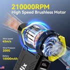 Compressed Air Duster  210000rpm 8-gear Adjustable Electric Air Duster With Led