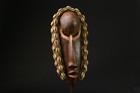 African Masks Antiques Carved Vintage Wall Hanging Dan Mask Wall -g2302