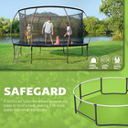 14ft 12ft 10ft 16ft Trampoline With Safety Enclosure   Weather Cover     Astm Cert