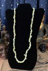 34  Strand Gijong Monk s Lunar Goddess Ritual White Jade Chips Necklace - Voodoo