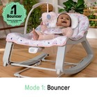 Ingenuity Keep Cozy 3-in-1 Baby Bouncer Seat   Infant To Toddler Rocker Pink