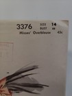 Mccall s 3376 Blouse Tie Waist Sewing Pattern Ladies 14 Uc Vtg 50 s Overblouse