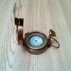 Personalised Calibrated Brass 3  Antique Engineering Miner Surveyor Compass
