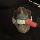 Boot Scrubber   Brush Mallard Duck Heavy Resin Outdoor   Indoor  Good Condition 