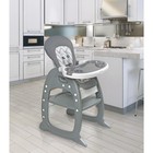 Badger Basket Envee Ii Baby High Chair With Playtable Conversion - Gray chevron