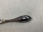 Vintage Sterling Silver Handled Shoe Horn Reeded Handle Scroll Tip Vanity Piece