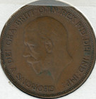 Great Britain - 1936l 1 Penny - George V  smaller Portrait  -  03 - Rarer Date