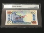 Sierra Leone 1988 100 Leones - Specimen - Pmg Super Gem 67 Epq