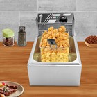 Electric Deep Fryer W baskets 2500w 11l Stainless Steel Commercial Double Fryer