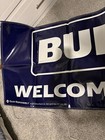 New Large Budweiser Bud Light Banner Sign Welcome Ice Fishermen