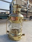 Brass Anchor Oil Lamp Nautical Maritime Ship Lantern Boat Light 14 Inch Designer