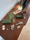 Working 1936-37 Singer Model 15 Sewing Machine W  Original Cabinet   Accessories