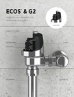 Ebv-130-a Single Flush Cover Button Assembly  Commercial Repair Part