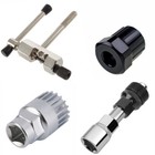 4x Bike Repair Tools  2 Bottom Bracket Remover  Chain Breaker  Crank Extractor 