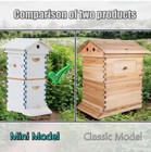 Mini Auto Shed Honey Bee Hives Beekeeping Boxes House   10 X Bee Frames