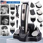 Rechargeable Hair Clipper Beard Trimmer Kit Men s Cordless Hair Mustache Shavers