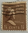 Martha Washington 1 1 2 Cent Rare Collectable Postage Stamp