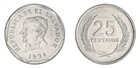 El Salvador 25 Centavos  1993-2000  Km  157b  Xf-extremely Fine X 10 Pcs