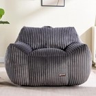 Large Bean Bag Chair For Adults Teens 41 Inch  Big Fluffy Beanbag Sofa With B   