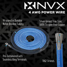 Nvx Xkit42 100  Copper 4 Gauge Car Amplifier Install Kit   2-ch Rca Interconnect