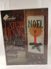 Vintage Wonderart Christmas Latch Hook Wall Hanging Kit Noel  4792 New