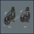 3d Male Chastity Device Mini Resin Cage Men Black Mamba Double Lock Belt Rings