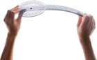 12 In Goniometer 360   Transparent Protractor Physical Therapy Measurement Ruler