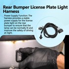 Rear Bumper License Plate Light Harness Compatible With Chevy Classic Silverado 