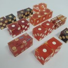 Lot Of 20 Vintage Casino Dice Las Vegas Reno Mgm Aladdin Foxy s Gold Dust